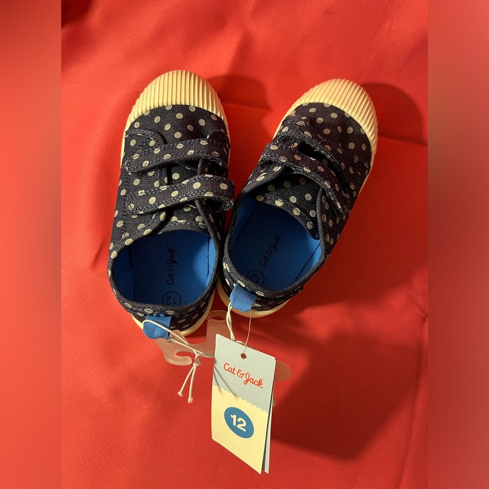 Polka Dot Kids Shoes - Black and Cream - Picture 5 of 5